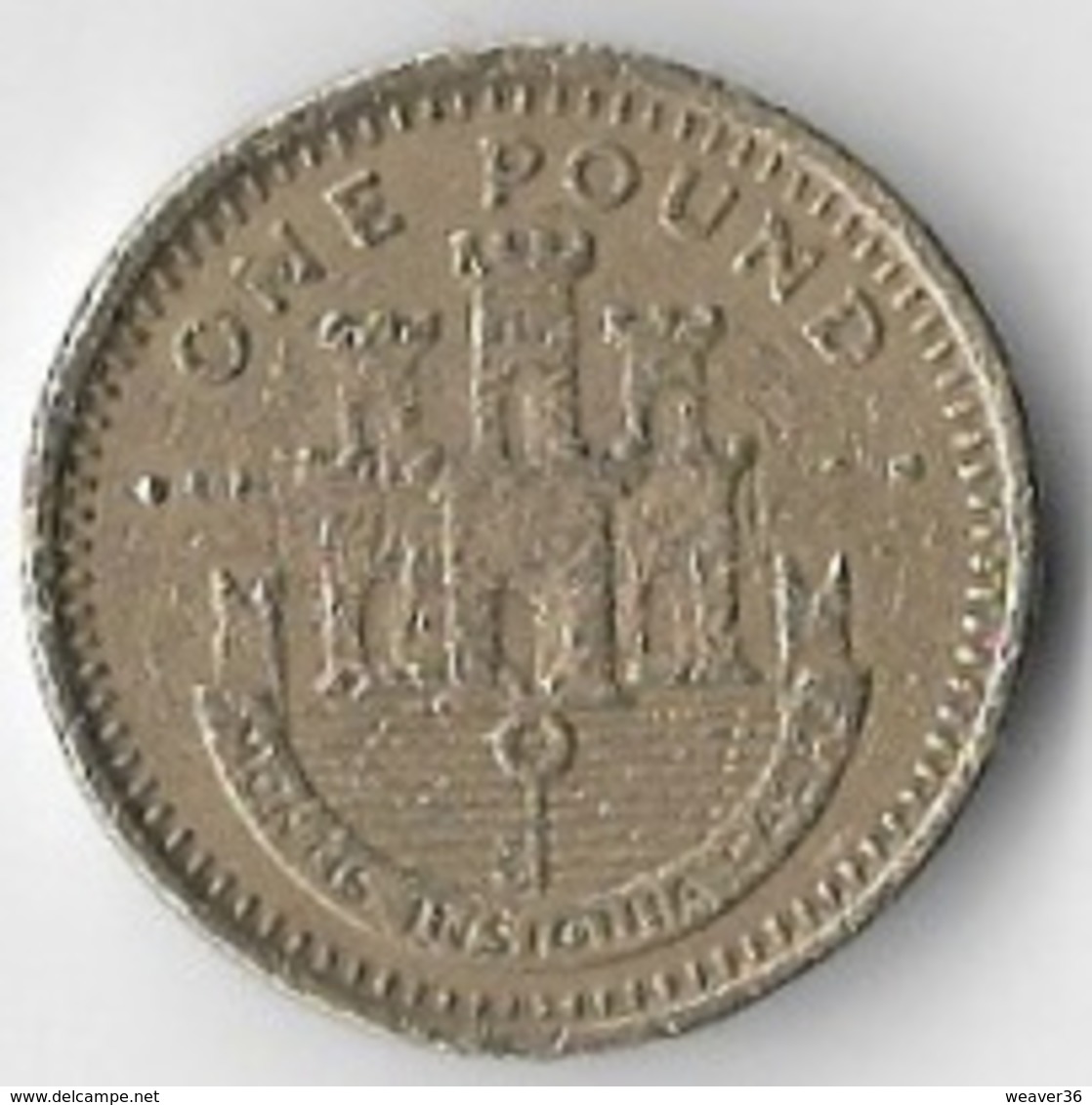 Gibraltar 1999 £1 [C784/2D] - Gibraltar