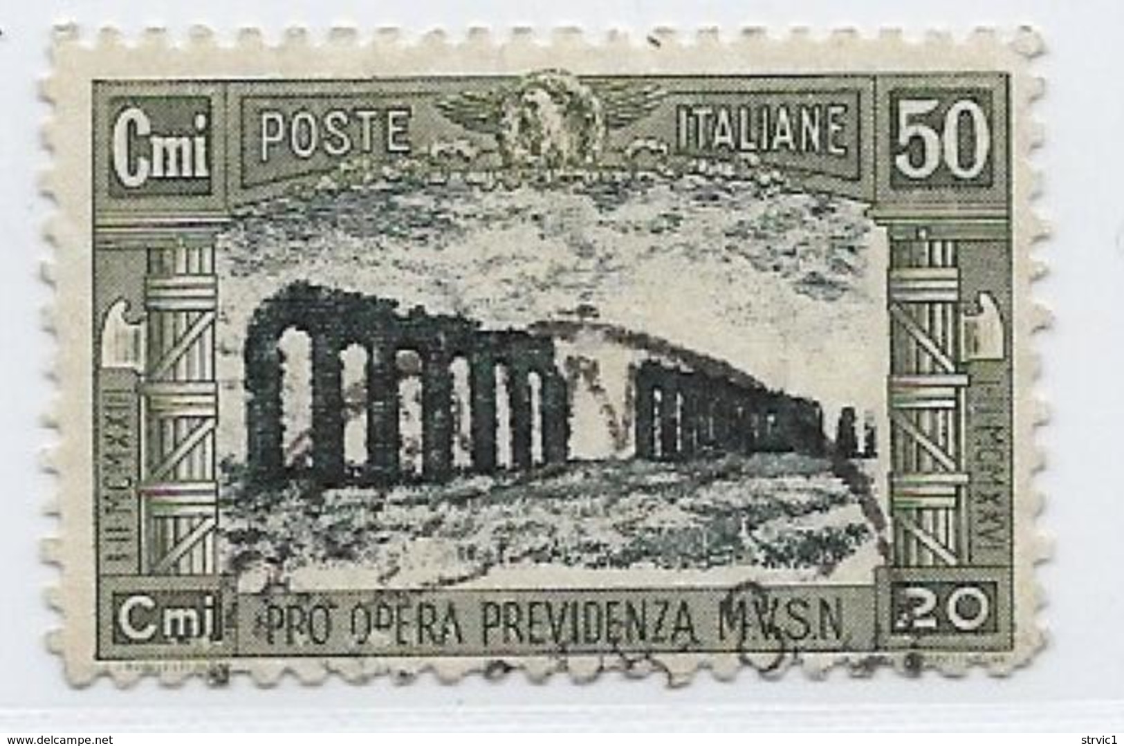 Italy, Scott # B31 Used Aqueduct, 1928 - Oblitérés
