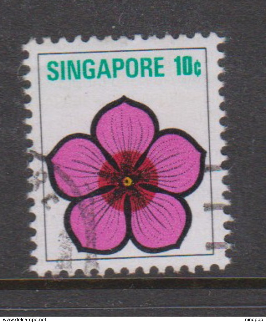 Singapore 218 1973 Flowers Definitives,10c,used - Singapore (1959-...)