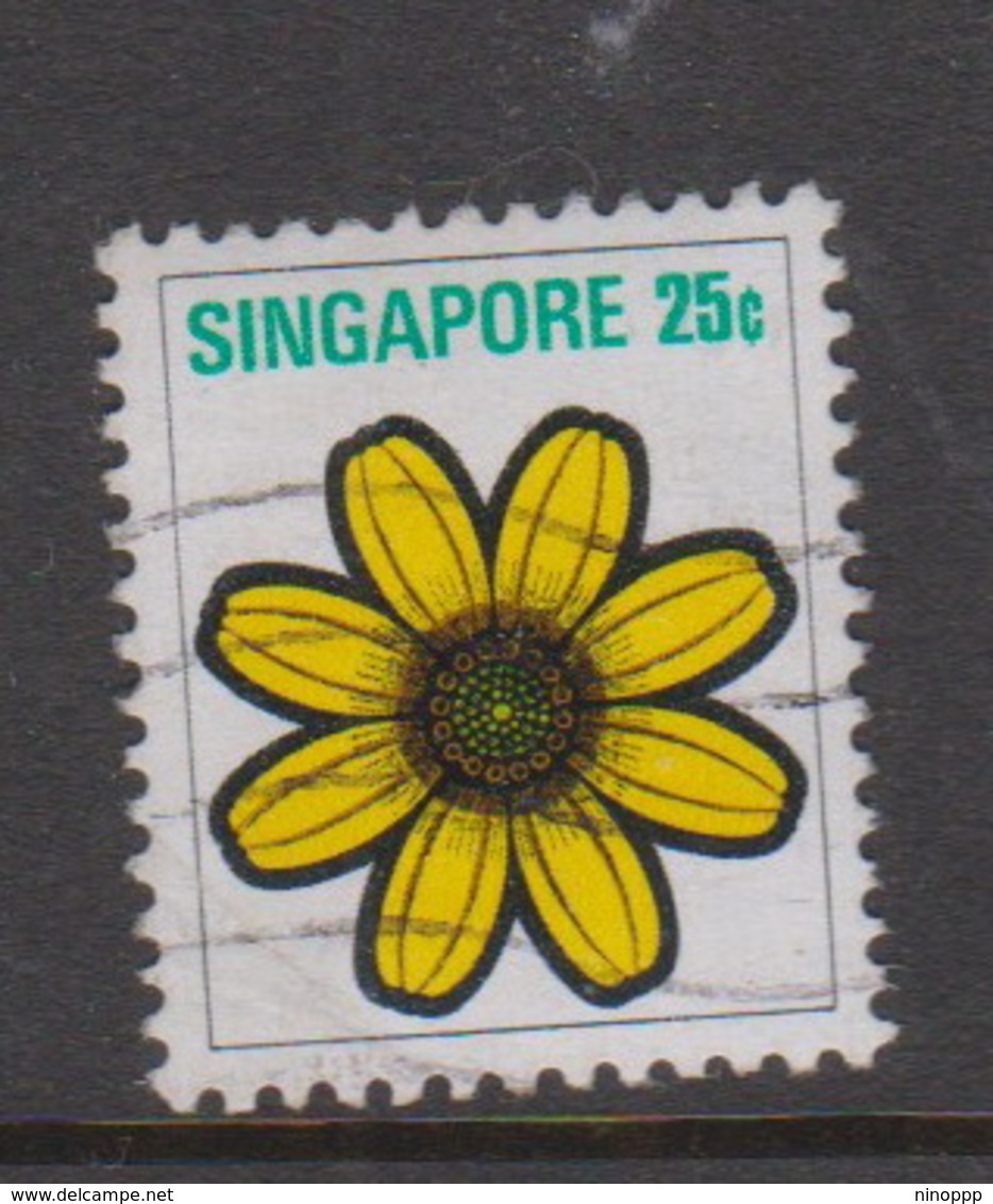 Singapore 221 1973 Flowers Definitives,25c,used - Singapore (1959-...)