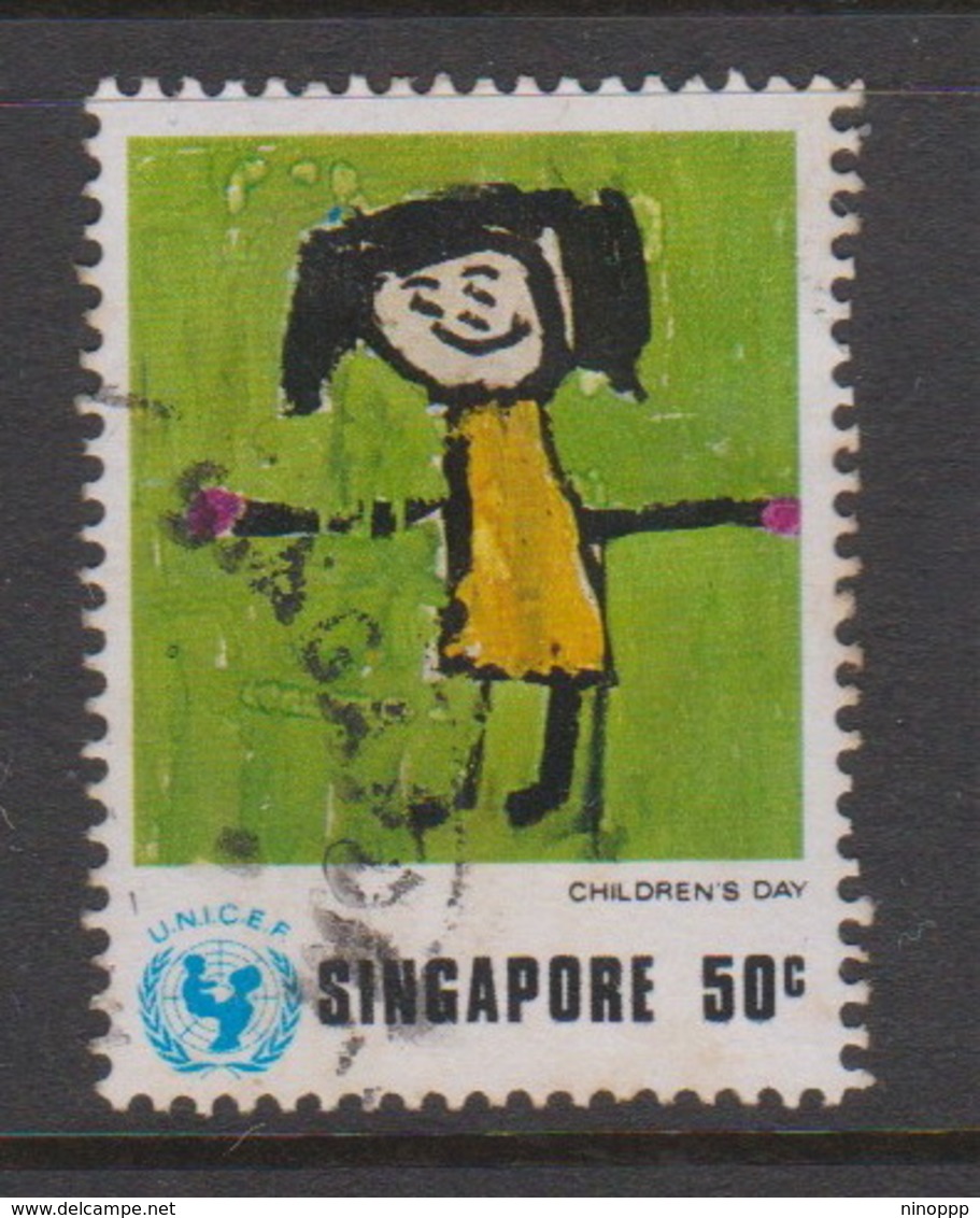 Singapore 248 1974 UNICEF,50c My Aunt,used - Singapore (1959-...)