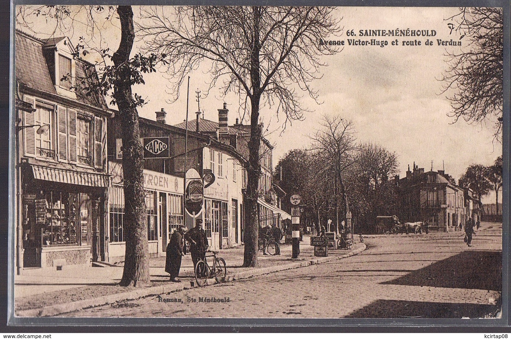 SAINTE - MENEHOULD . Avenue Victor - Hugo Et Route De Verdun . - Sainte-Menehould