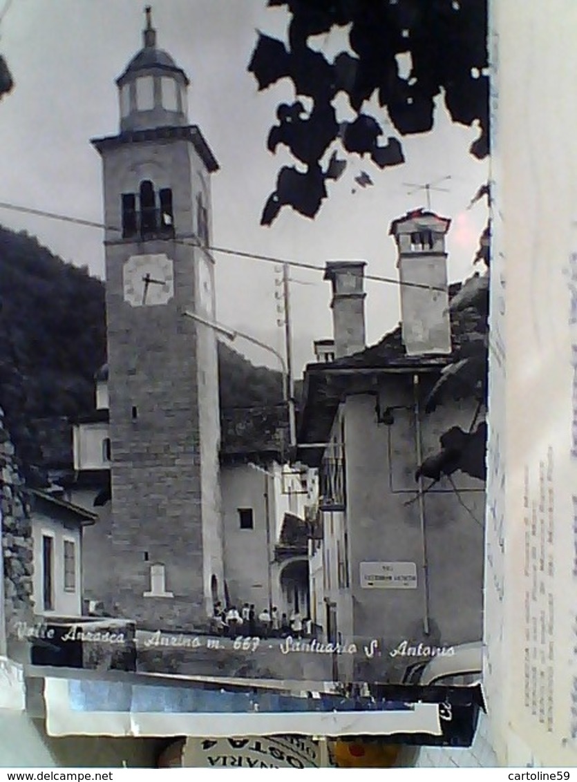 VERBANIA - VALLE ANZASCA - ANZINO - CHIESA SANTUARIO S. ANTONIO SCORCIO VIA VITTORIO VENETO  VB1970 GX5831 - Verbania