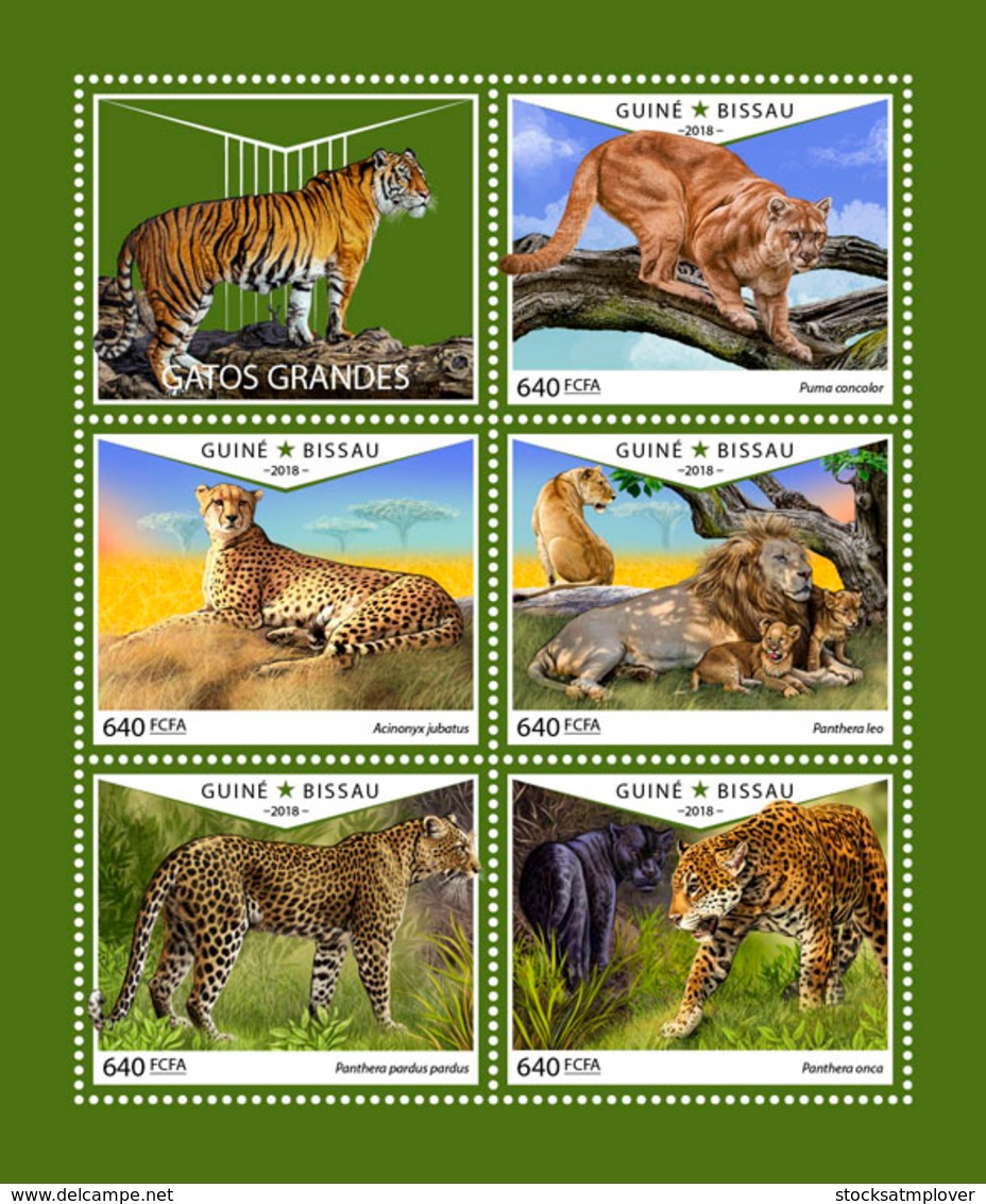 Guinea Bissau 2018  Fauna  Big Cats  S201810 - Guinea-Bissau