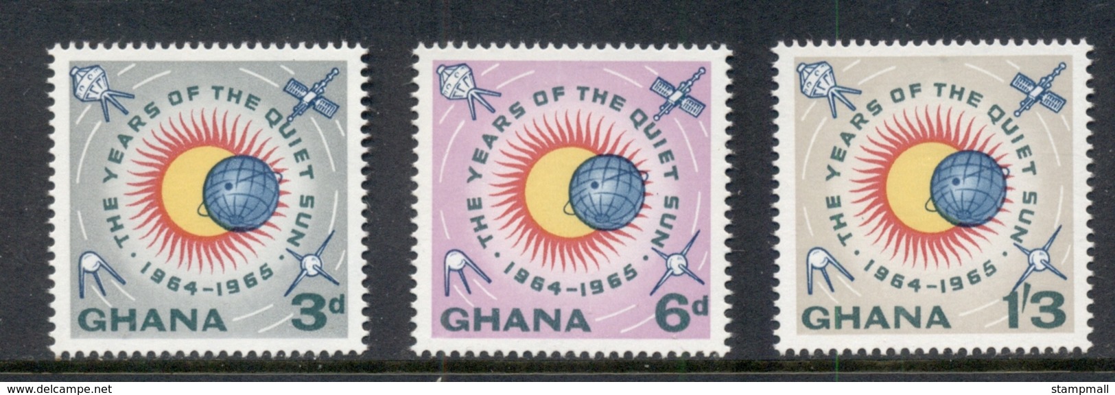 Ghana 1964 Quiet Sun Year New Colours MUH - Ghana (1957-...)