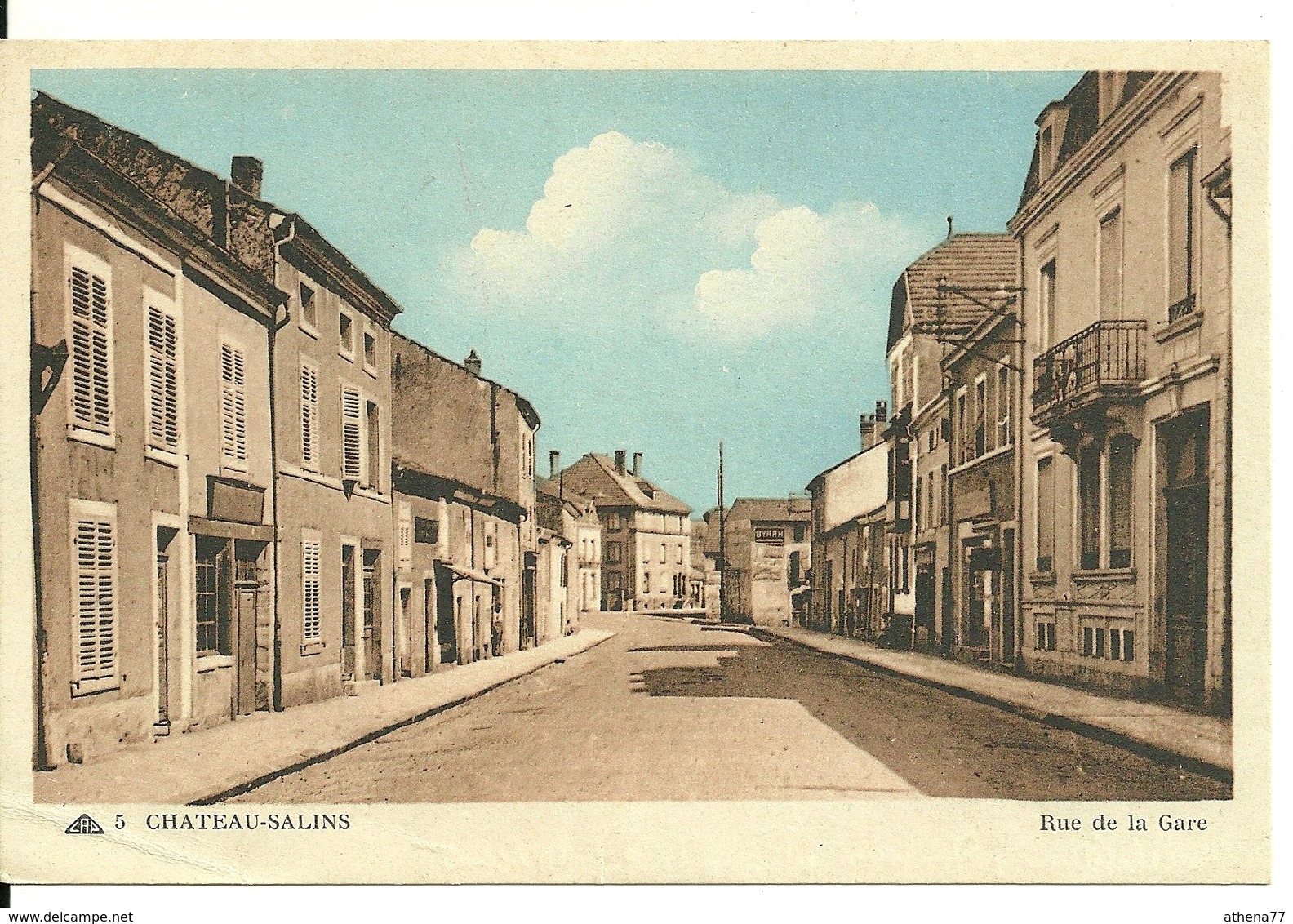 57 - CHATEAU SALINS / RUE DE LA GARE - Chateau Salins