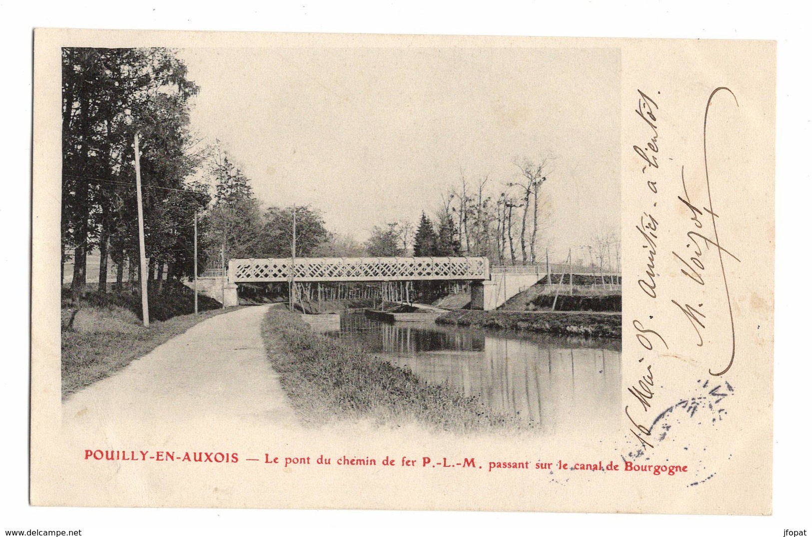 21 COTE D'OR - POUILLY EN AUXOIS Le Pont Du Chemin De Fer P.L.M ....(voir Descriptif) - Other & Unclassified