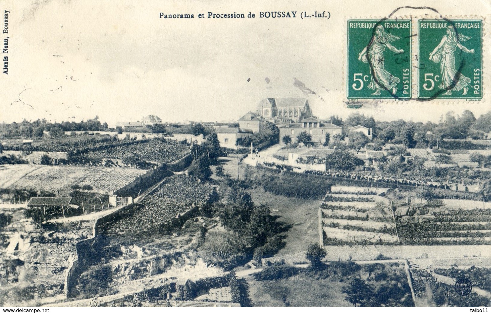 44 -Boussay - Panorama Et Procession - Boussay