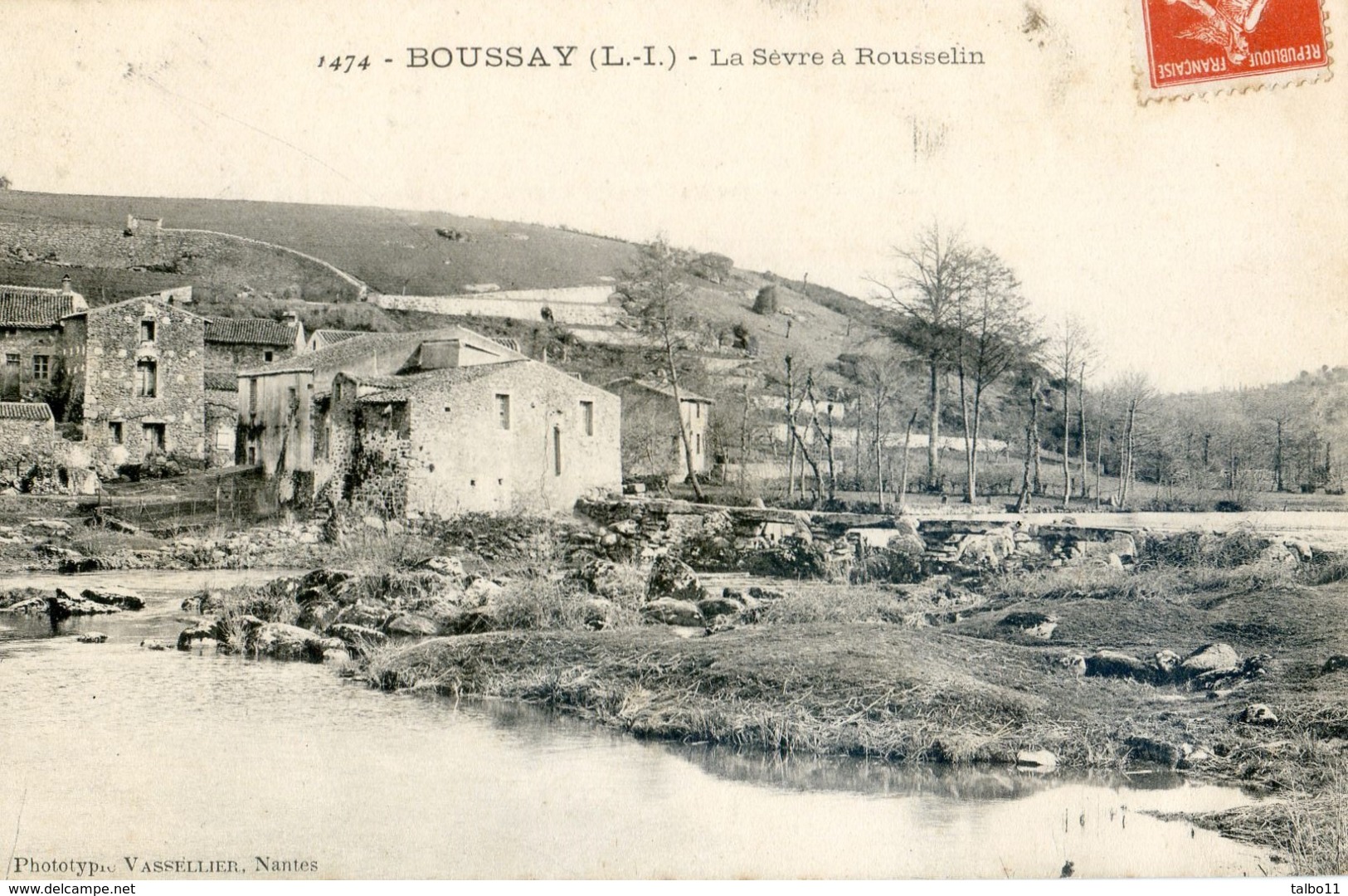 44 -Boussay - La Sèvre à Rousselin - Boussay