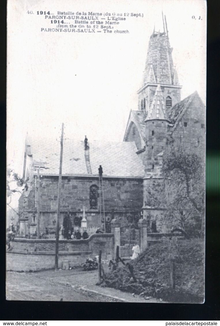 PARGNY SUR SAULX LE TOIT DE L EGLISE - Pargny Sur Saulx