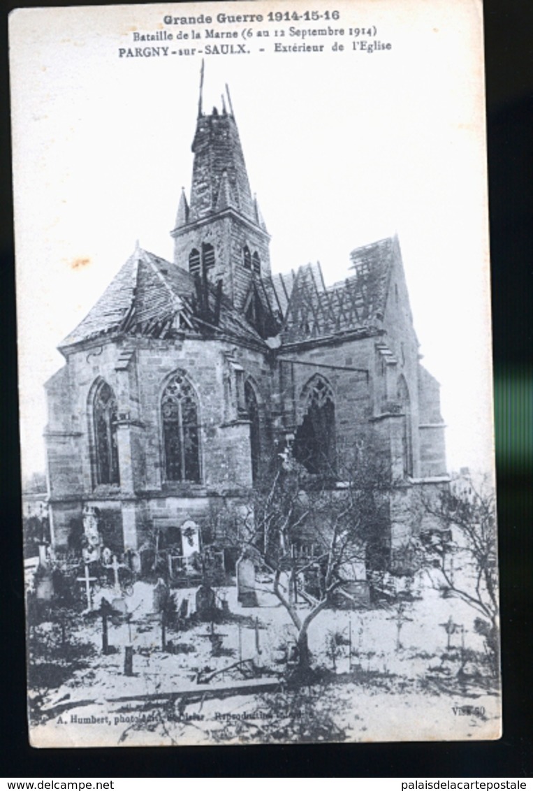 PARGNY SUR SAULX LE TOIT DE L EGLISE - Pargny Sur Saulx