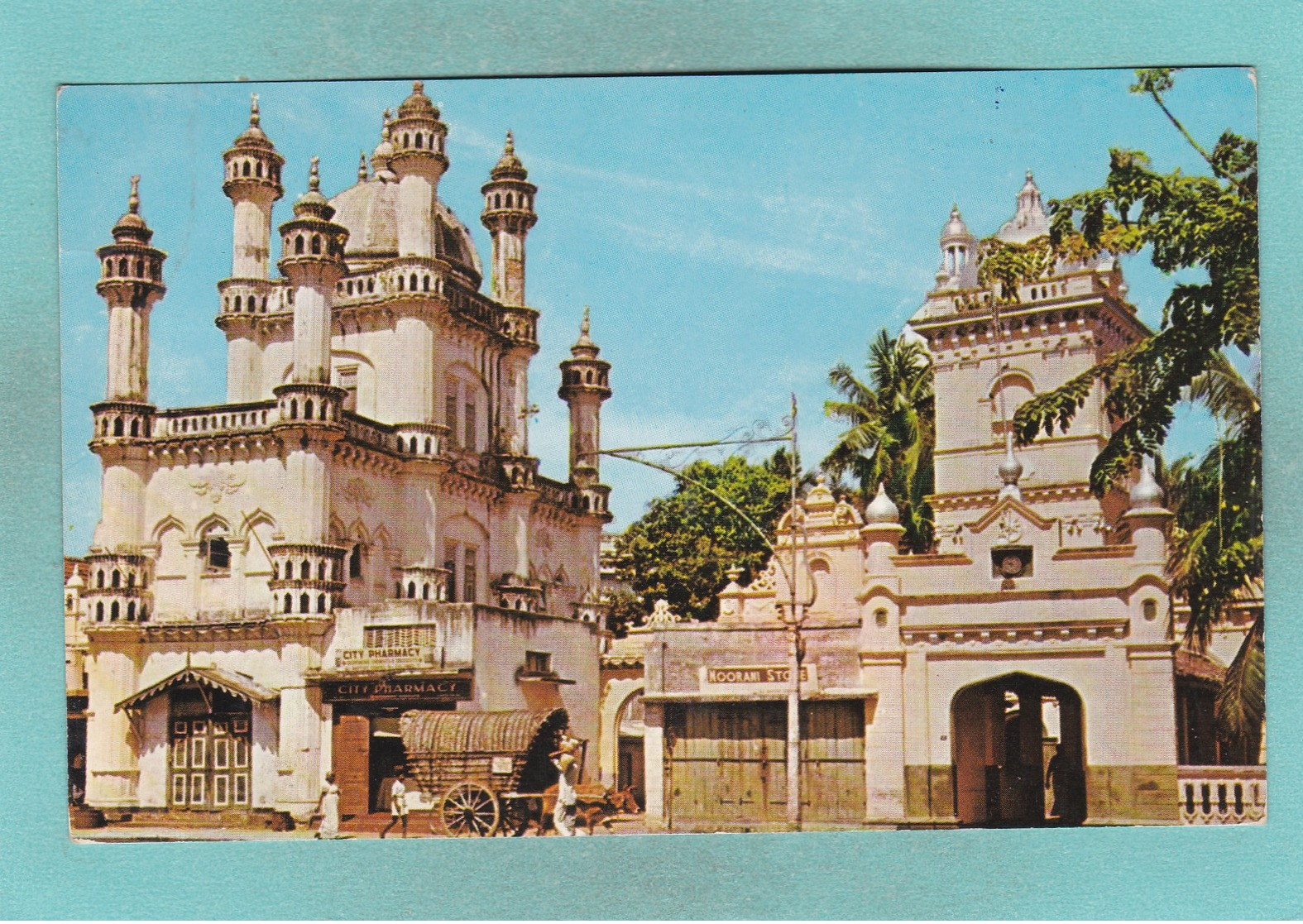 Old Post Card Of Mohammedan Mosque,Colombo,(Ceylon),Sri Lanka.,R73. - Sri Lanka (Ceylon)