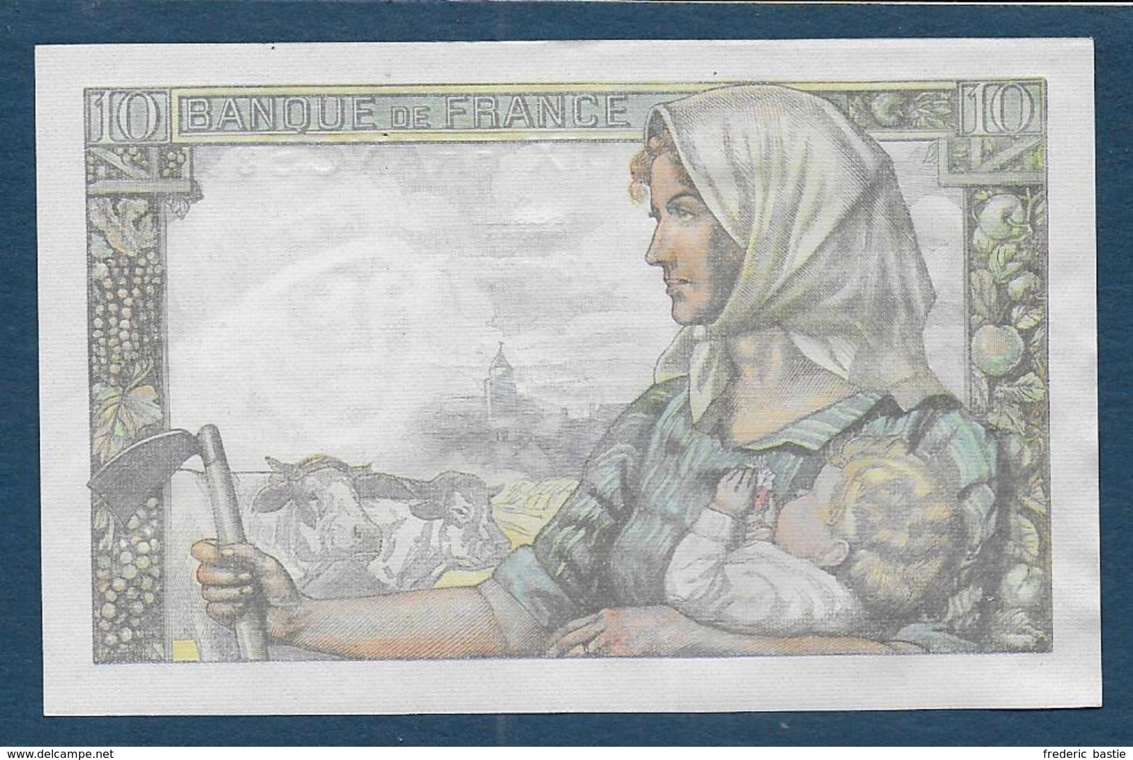 Billet 10 F  Mineur Du 13 - 1 - 1944 - 10 F 1941-1949 ''Mineur''