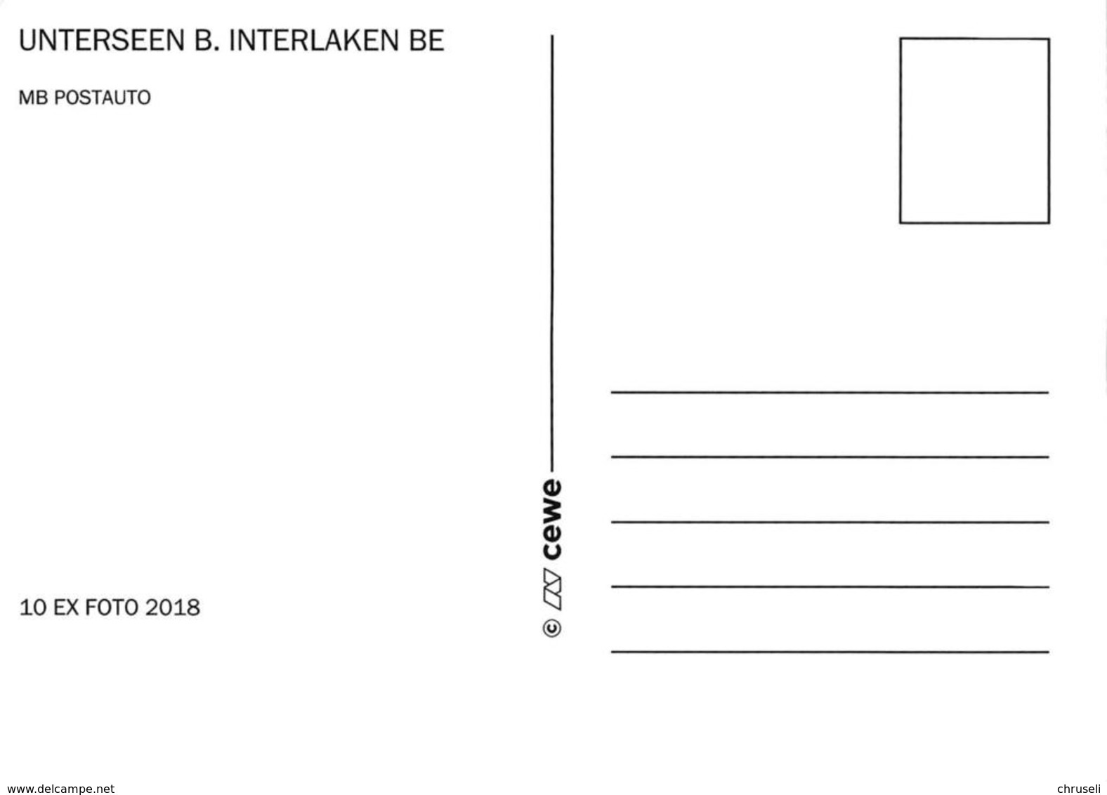 Unterseen Postauto Limitierte Auflage! - Unterseen