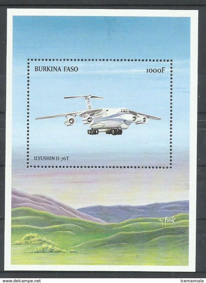 BURKINA  HOJA BLOQUE AEREA   MNH  ** - Burkina Faso (1984-...)