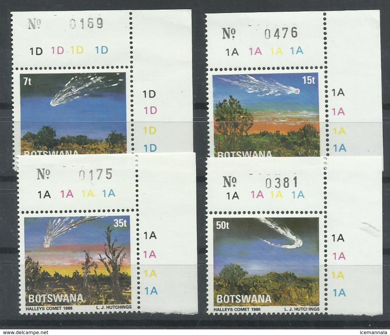 BOTSWANA,  YVERT  528/31    MNH  ** - Botswana (1966-...)