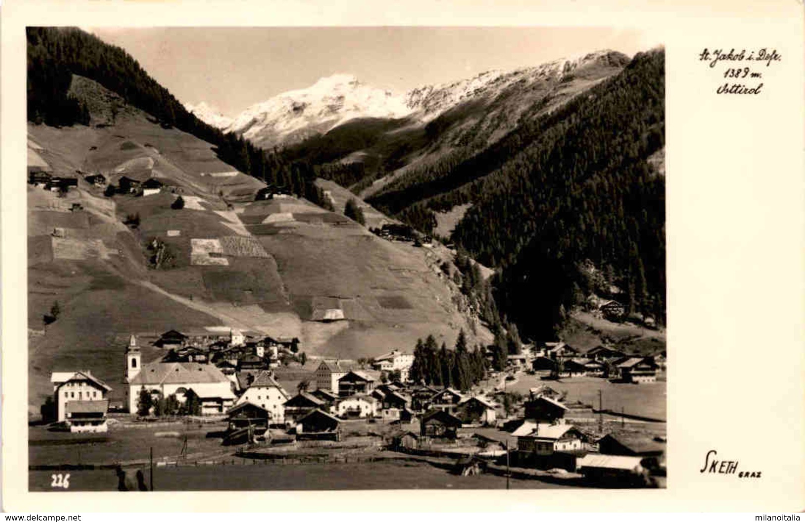 St. Jakob Im Defereggen, Osttirol (226) * 11. 7. 1960 - Defereggental