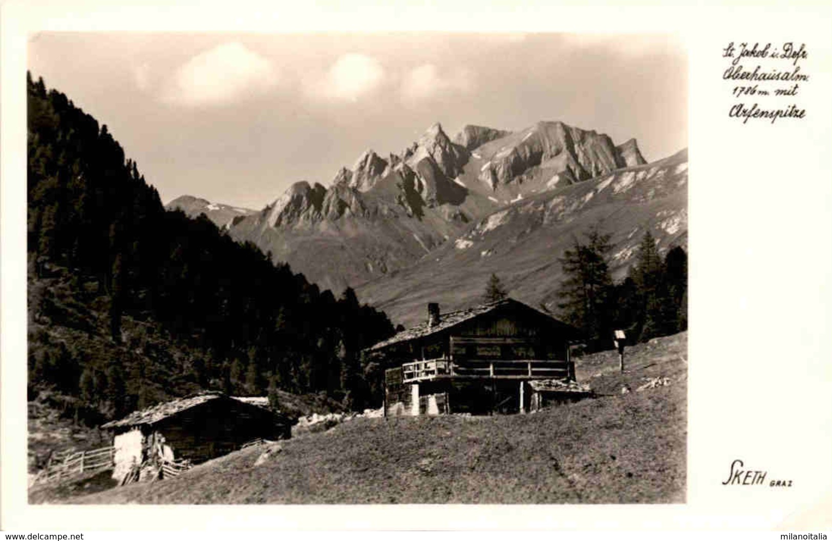 St. Jakob Im Defereggen - Oberhausalm Mit Arfenspitze (78472) - Defereggental