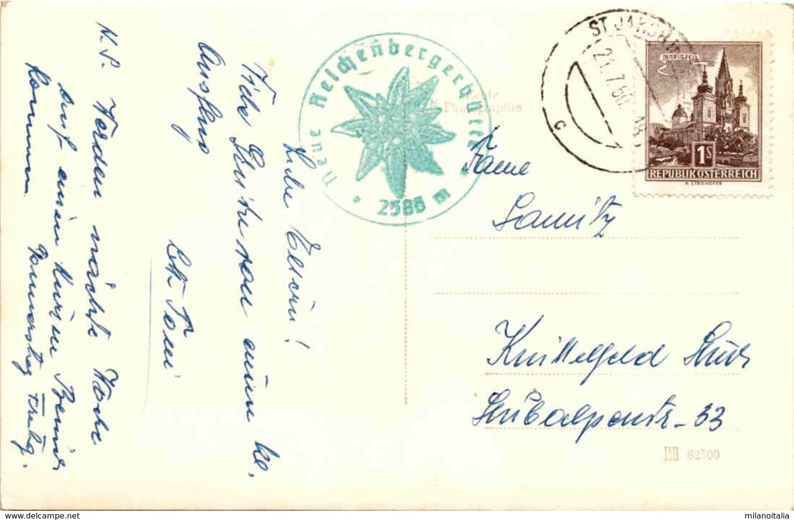 St. Jakob Im Defereggen - Reichenbergerhütte Mit Keeseck (102) * 21. 7. 1960 - Defereggental