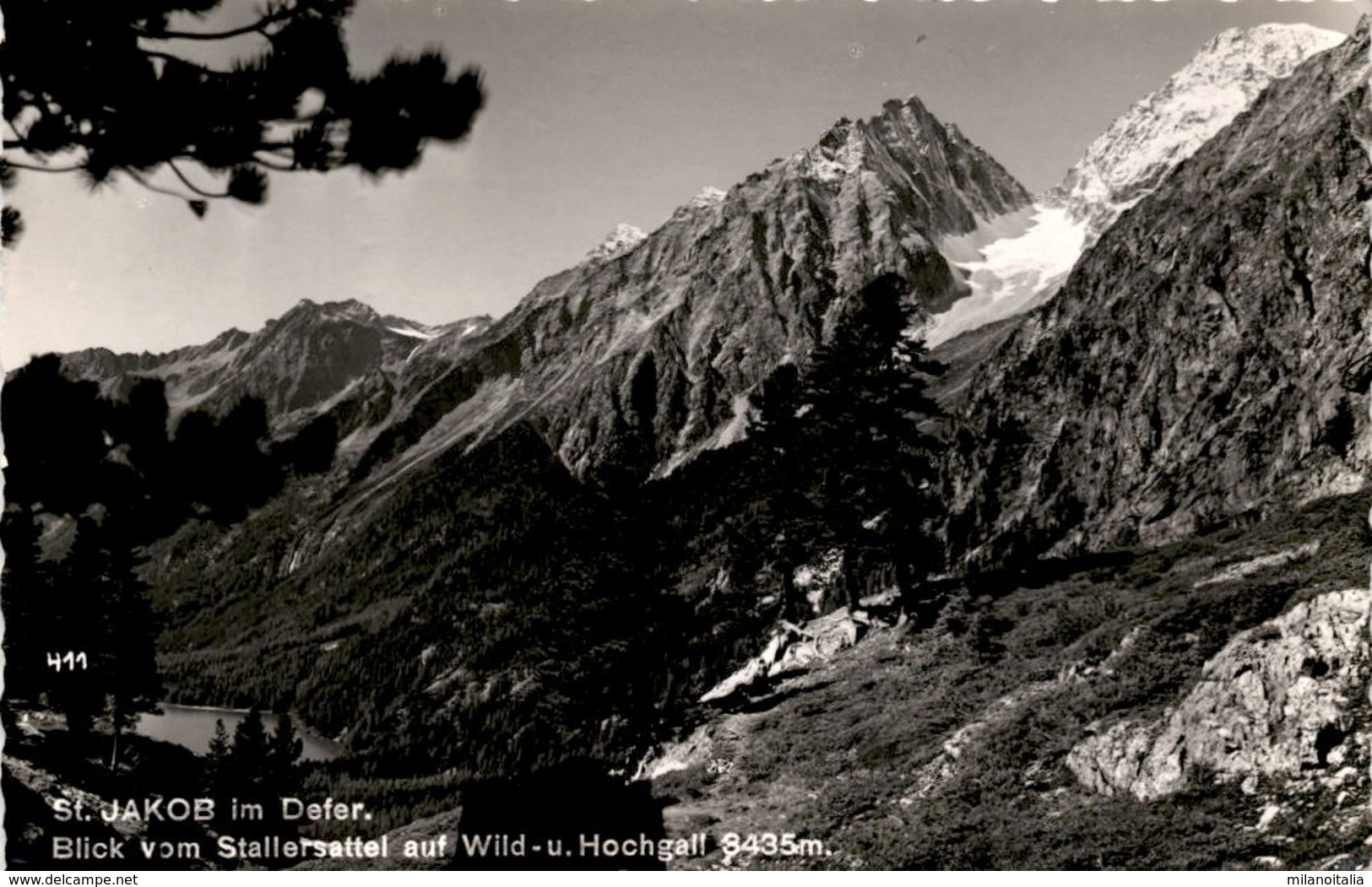 St. Jakob Im Defereggen - Blick Vom Stallersattel Auf Wild- U. Hochgall (411) - Defereggental