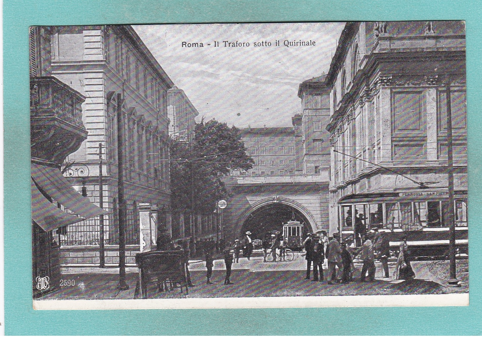 Old Post Card Of Traforo Sotto Il Quirinale,Rome, Latium, Italy,R73. - Other Monuments & Buildings