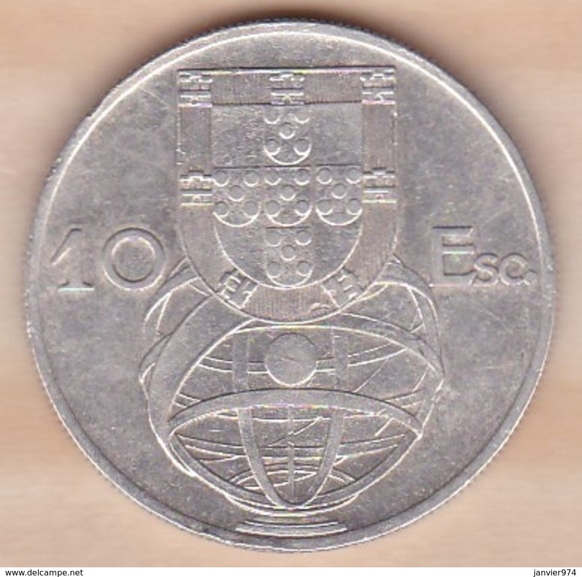 PORTUGAL. 10 ESCUDOS 1954, En Argent - Portugal