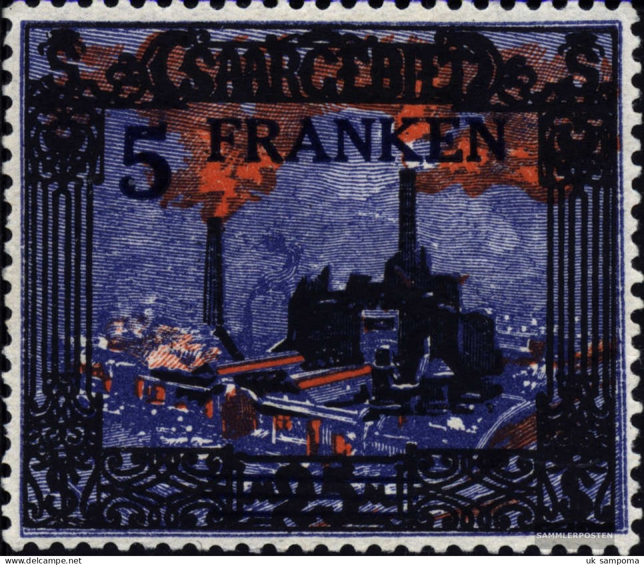 Saar 83 With Hinge 1921 Landscapes - Unused Stamps