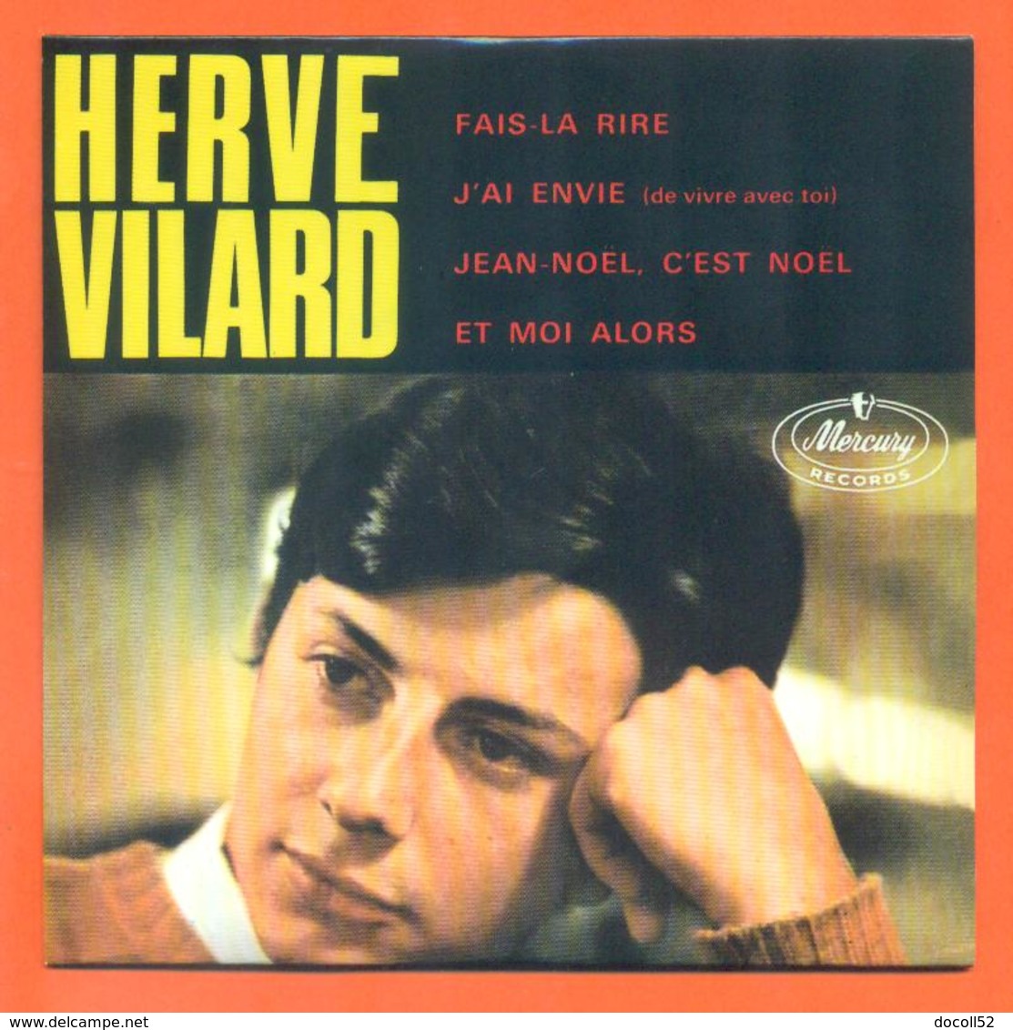 Hervé Vilard CD 4 Titres Pochette Reproduction Du 45 Tours De L'époque - 2 Scans - Collector's Editions