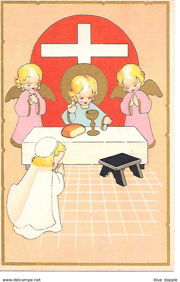 Religion, Angel, Ange, Engel, Girl, Mädchen, Fille, Communion, Kommunion, Wein Und Brot, Wine And Bread, Vin Et Pain - Communion