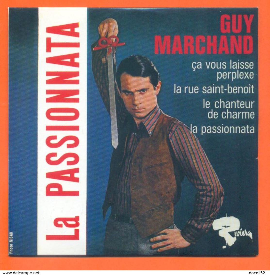 Guy Marchand CD 4 Titres Pochette Reproduction Du 45 Tours De L'époque - 2 Scans - Ediciones De Colección