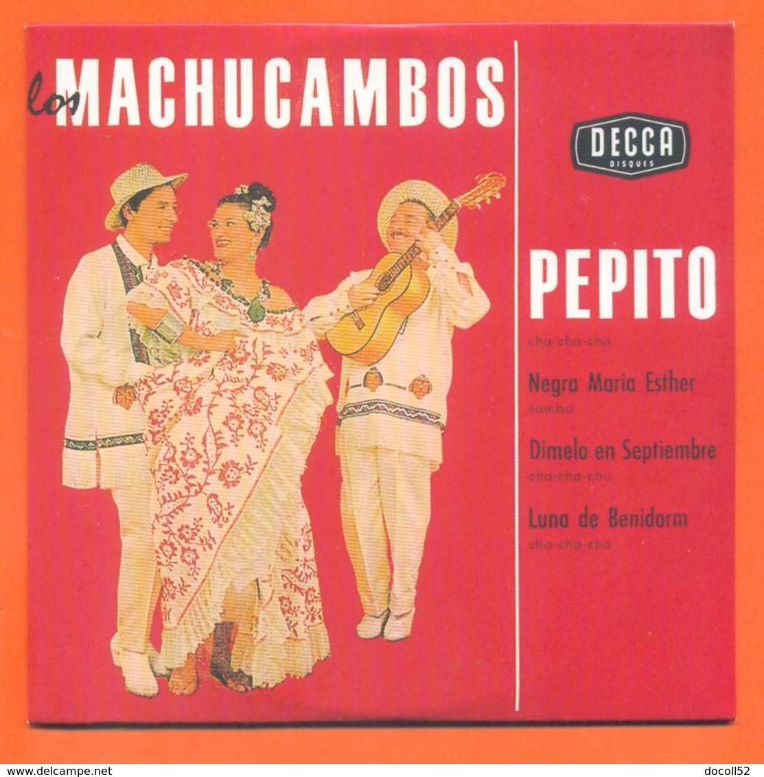 Les Machucambos CD 4 Titres Pochette Reproduction Du 45 Tours De L'époque - 2 Scans - Collectors