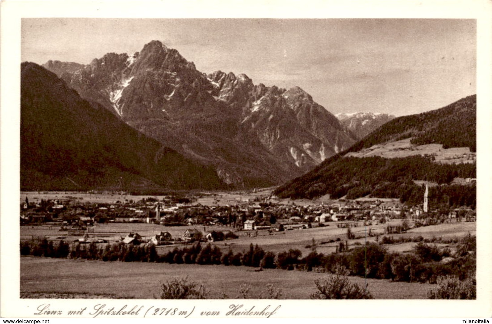 Lienz Mit Spitzkofel Vom Haidenhof (42531) - Lienz