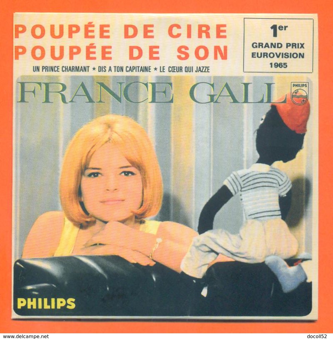 France Gall CD 4 Titres Pochette Reproduction Du 45 Tours De L'époque - 2 Scans - Collectors