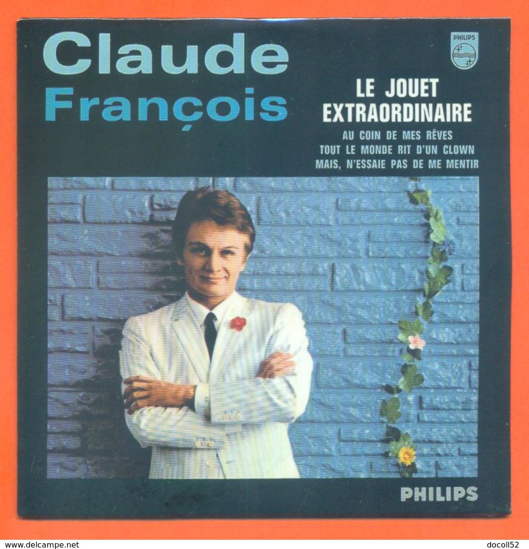 Claude François CD 4 Titres Pochette Reproduction Du 45 Tours De L'époque - 2 Scans - Ediciones De Colección