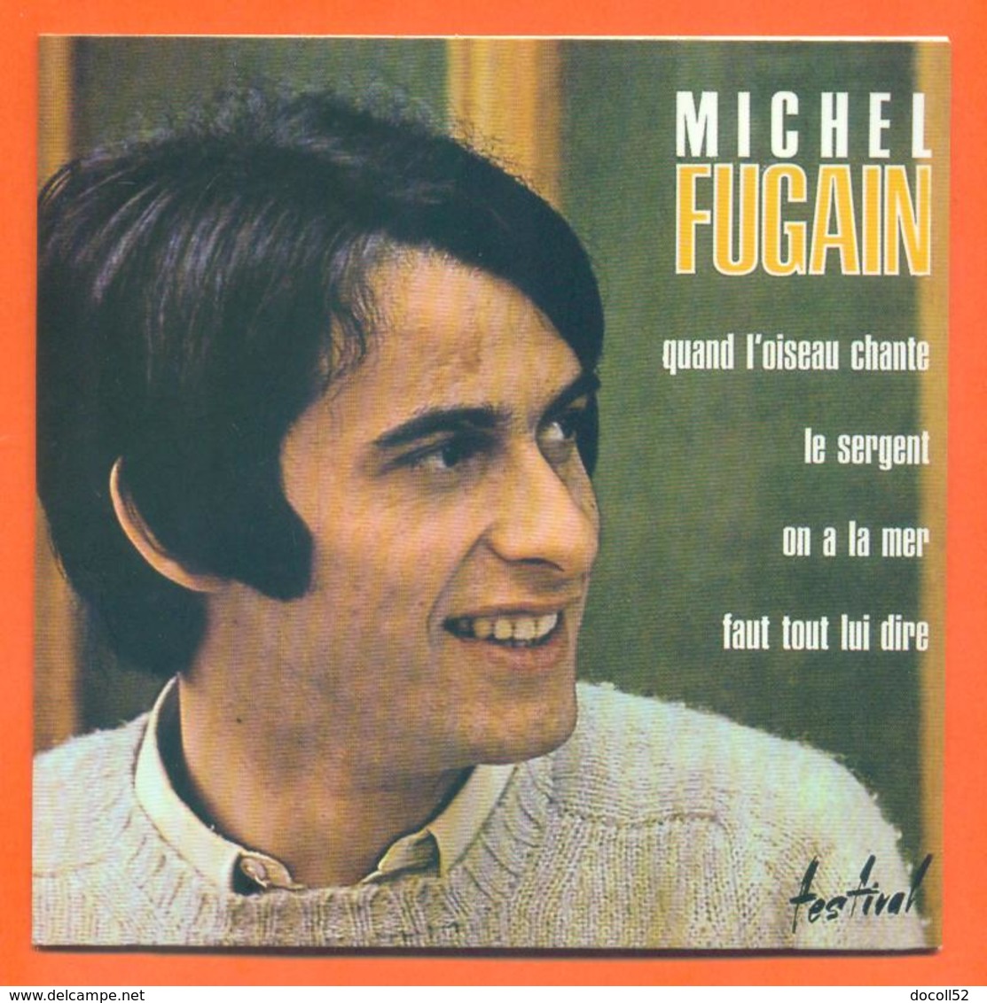 Michel Fugain CD 4 Titres Pochette Reproduction Du 45 Tours De L'époque - 2 Scans - Collectors