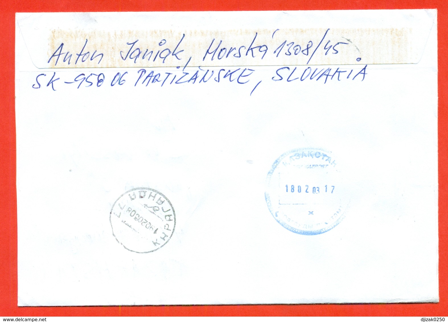 Slovakia 2002. Architecture.The Envelope Is Really Past Mail. Airmail. - Covers & Documents