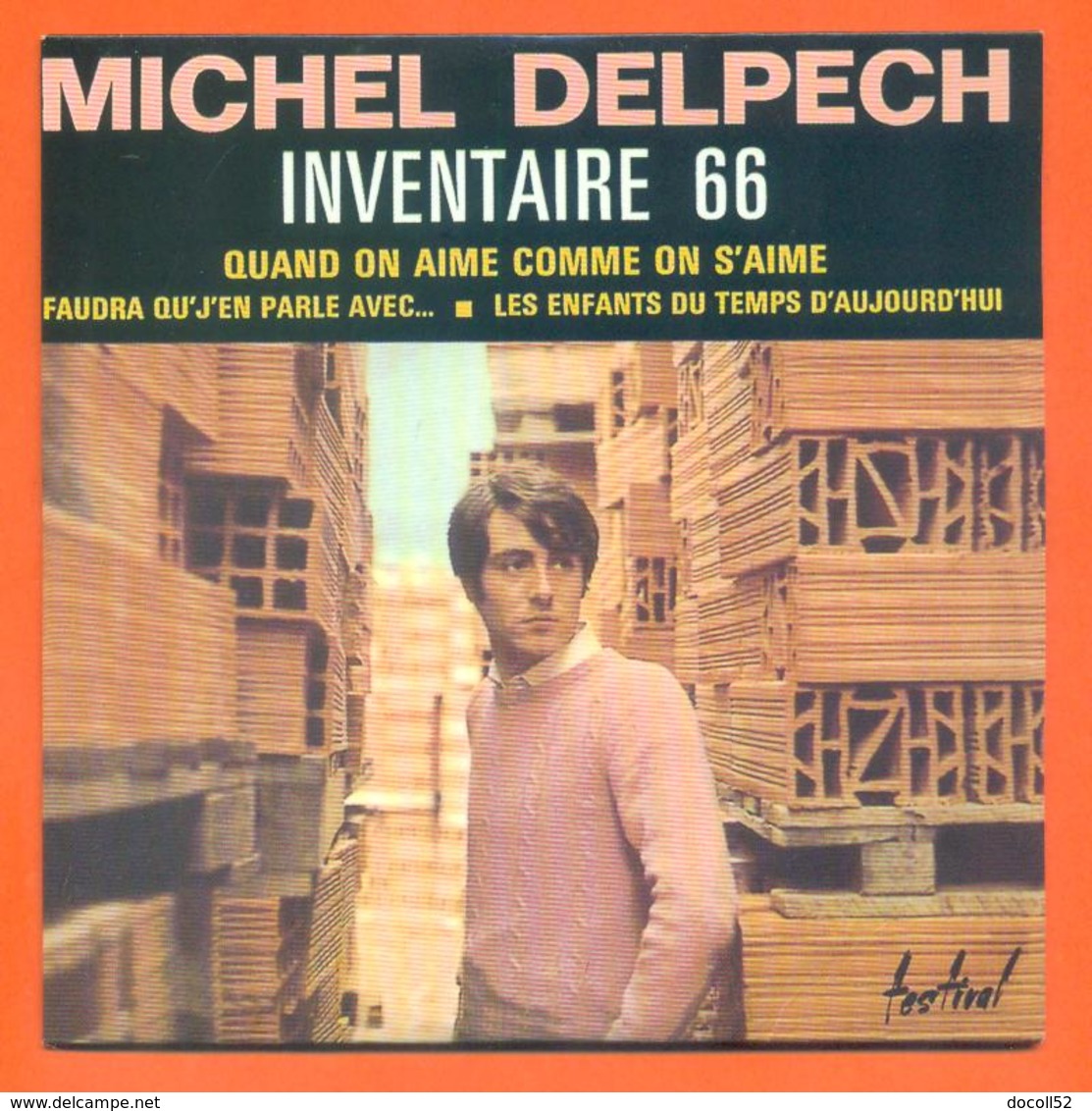 Michel Delpech CD 4 Titres Pochette Reproduction Du 45 Tours De L'époque - 2 Scans - Ediciones De Colección