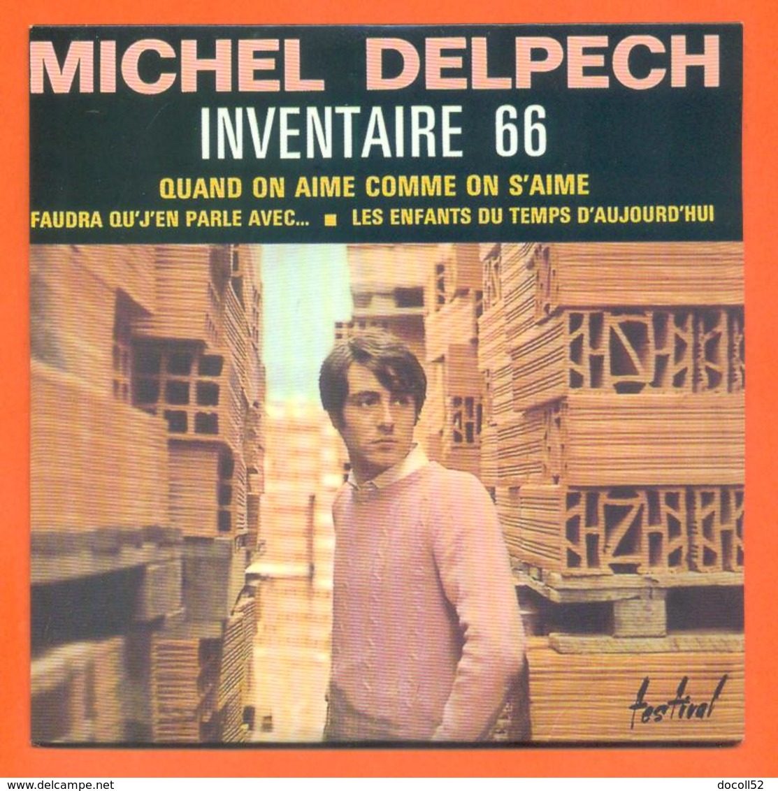 Michel Delpech CD 4 Titres Pochette Reproduction Du 45 Tours De L'époque - 2 Scans - Collectors