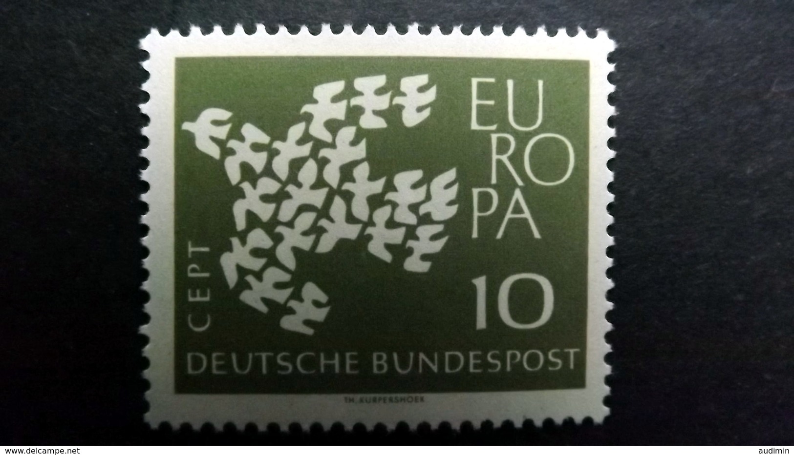 Deutschland BRD 367 Y **/mnh, EUROPA/CEPT 1961 - Unused Stamps