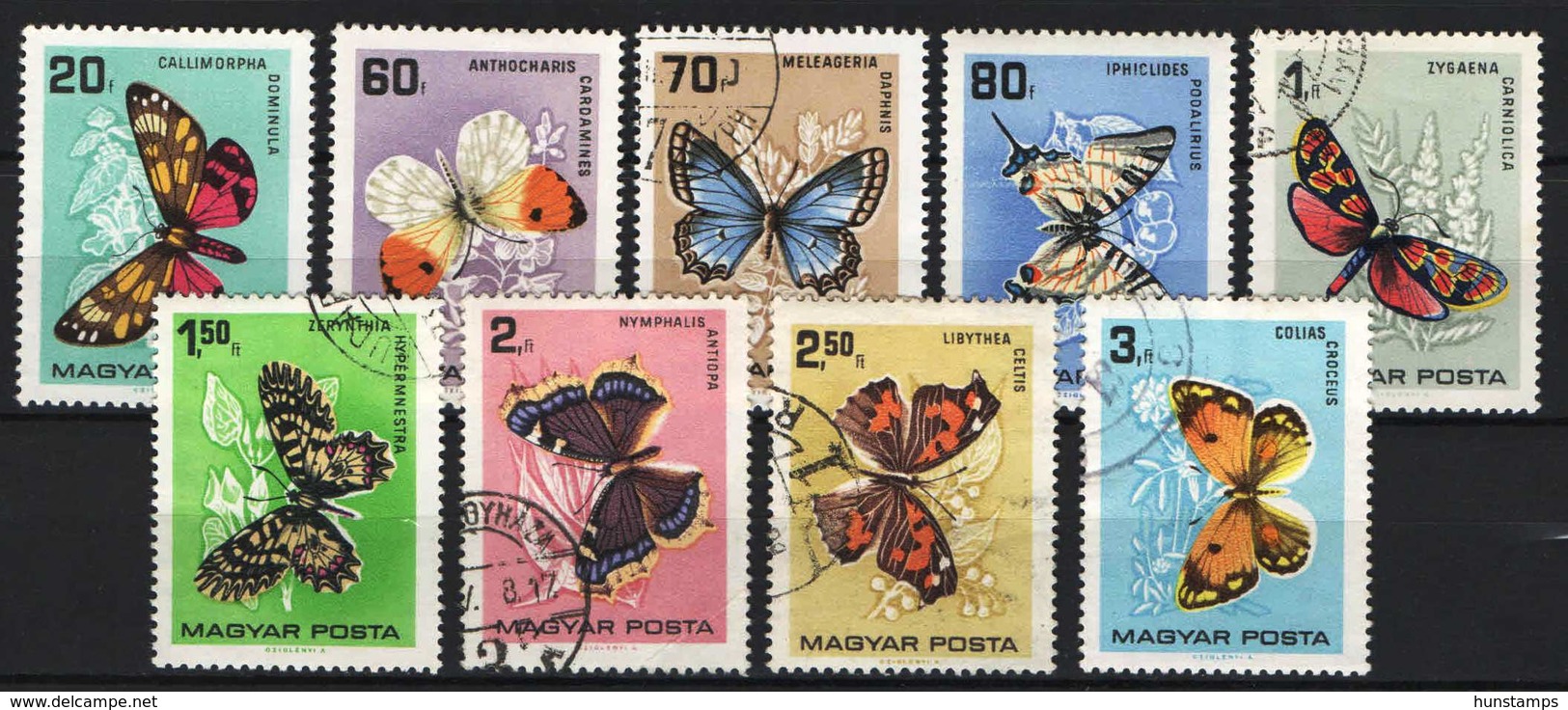 Hungary 1966. Animals / Butterfly Nice Set, Used - Schmetterlinge