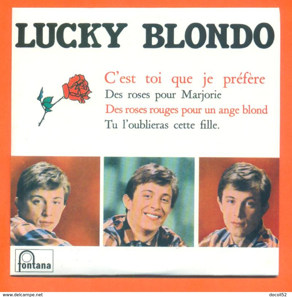 Lucky Blondo CD 4 Titres Pochette Reproduction Du 45 Tours De L'époque - 2 Scans - Ediciones De Colección