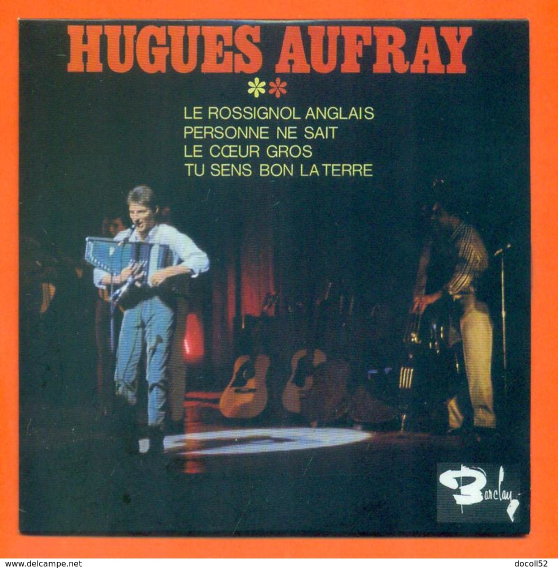 Hugues Aufray CD 4 Titres Pochette Reproduction Du 45 Tours De L'époque - 2 Scans - Collector's Editions