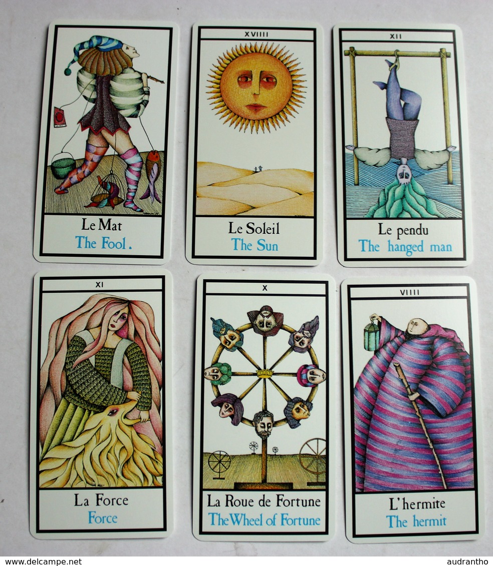 Jeu de Tarot Silvia Maddonni 1981 Grimaud inspiré du Tarot de Marseille jeu de cartes