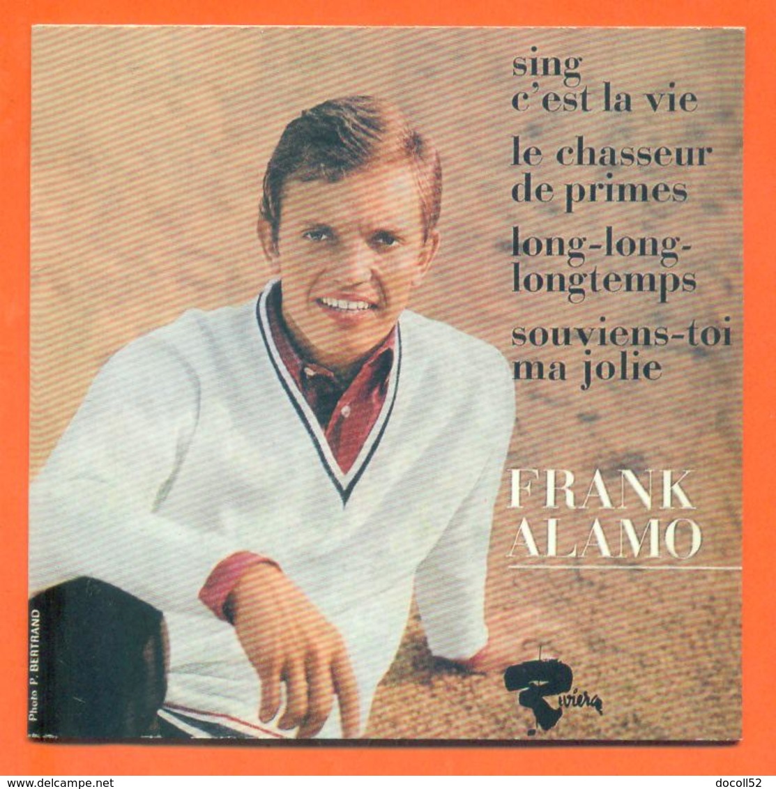 Frank Alamo CD 4 Titres Pochette Reproduction Du 45 Tours De L'époque - 2 Scans - Ediciones De Colección