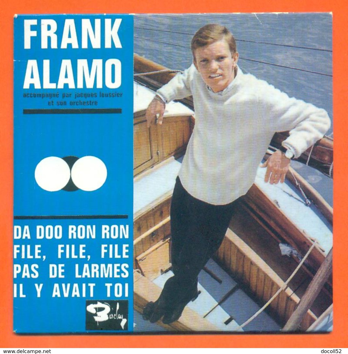 Frank Alamo CD 4 Titres Pochette Reproduction Du 45 Tours De L'époque - 2 Scans - Collectors