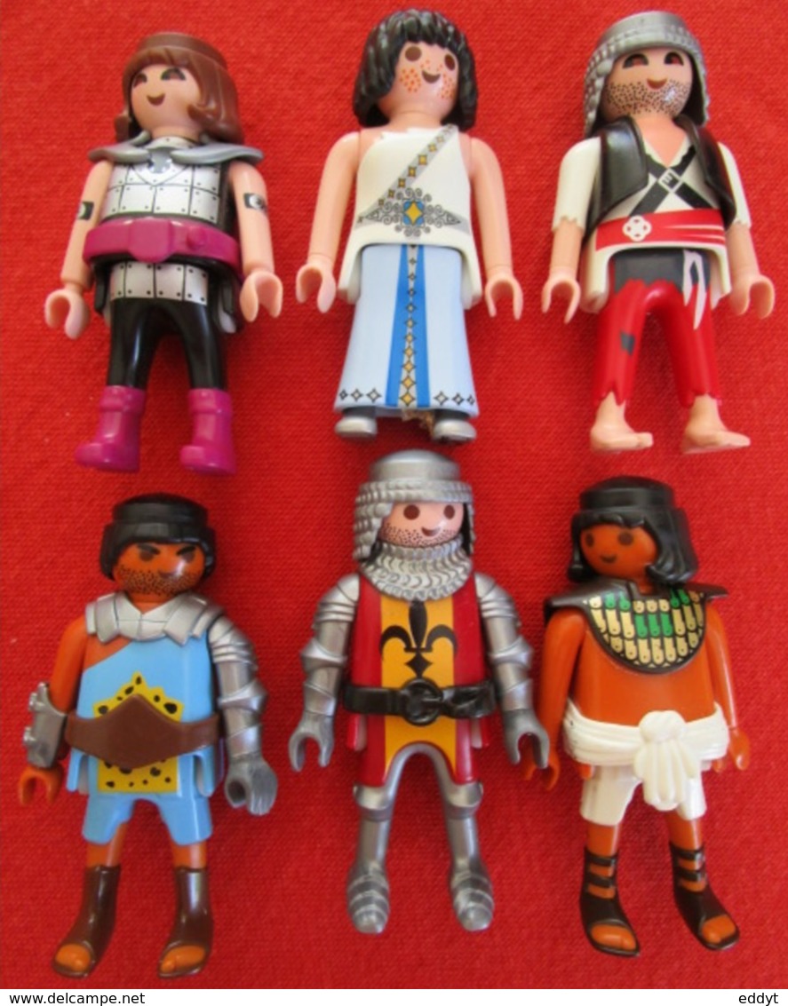 LOT De 6 JOUETS Figurines  PLAYMOBILE TBE - Playmobil