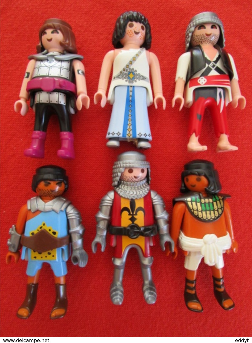 LOT De 6 JOUETS Figurines  PLAYMOBILE TBE - Playmobil