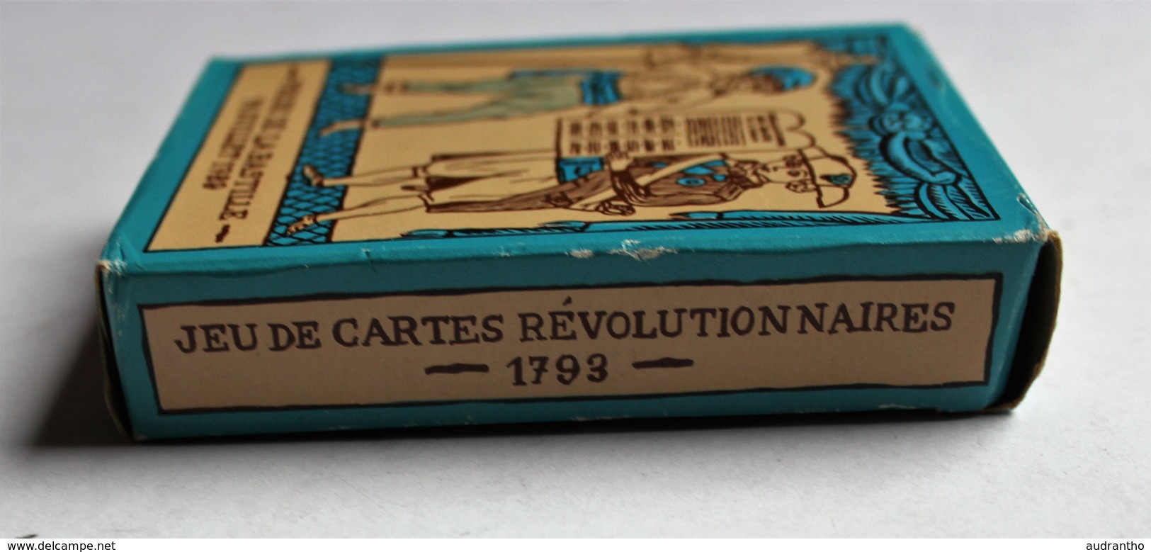 ancien Jeu 54 cartes à jouer Air France révolution française jeu de cartes révolutionnaires 1793 Dusserre Héron Boechat