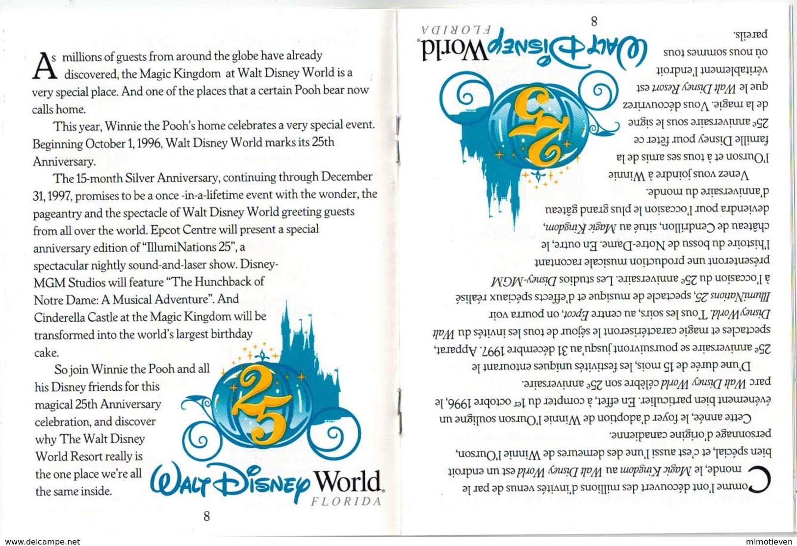 MWD-BK6-BOOKLET  MINT PF/MNH ¤ CANADA 1996 BOOKLET ¤ THE WORLD OF WALT DISNEY -- FRIENDS OF WALT DISNEY - Disney