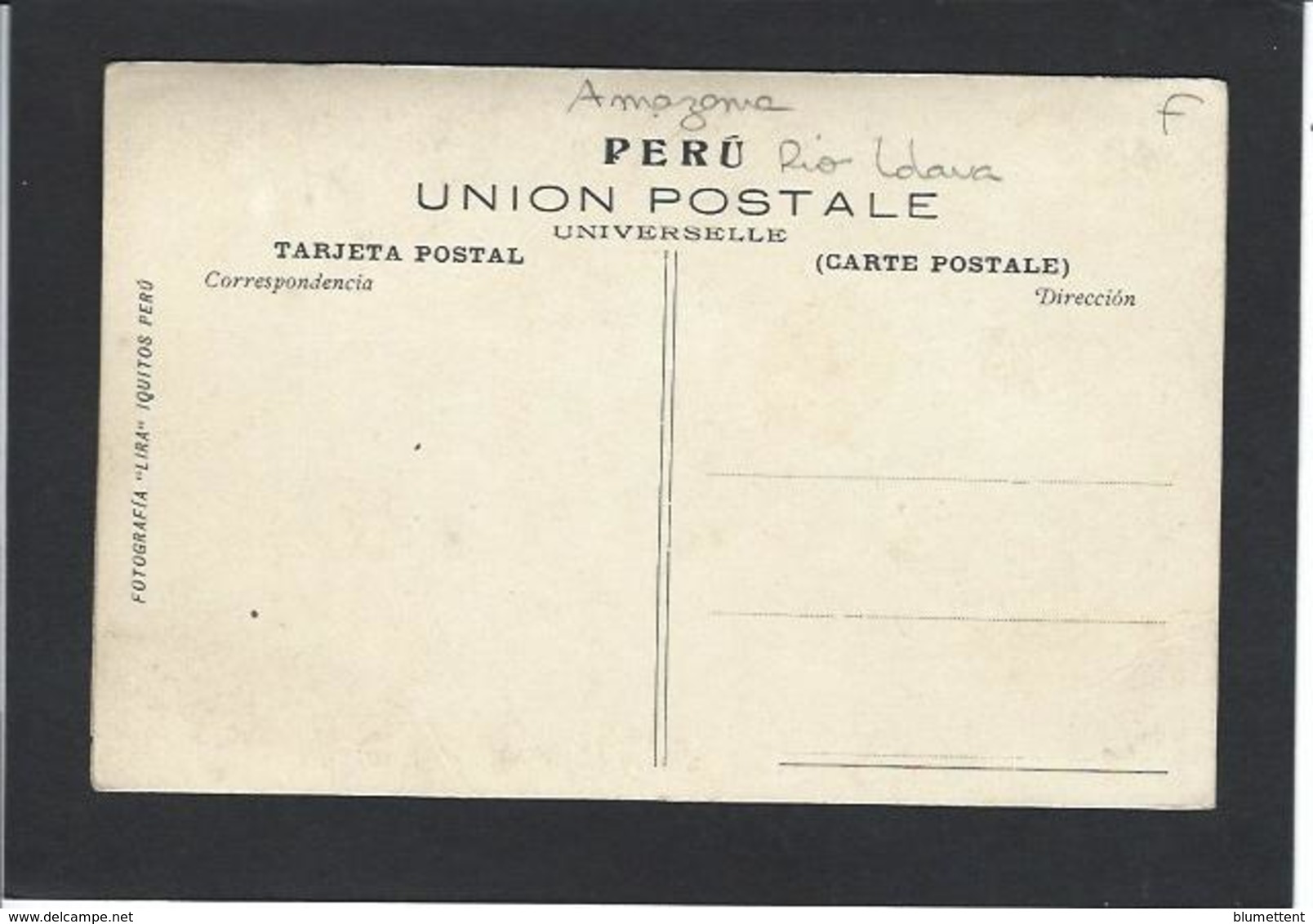 CPA Pérou Péru Non Circulé Carte Photo PPPC - Peru